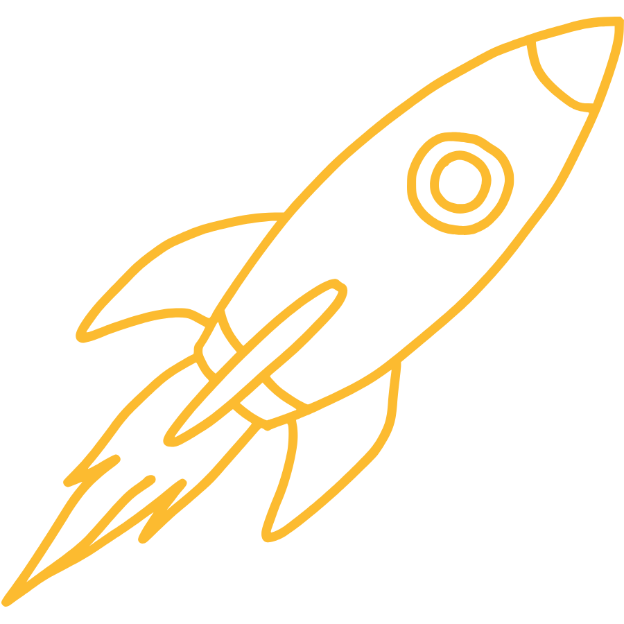 Rocket icon used to symbolize the time of Campaign Kickoff