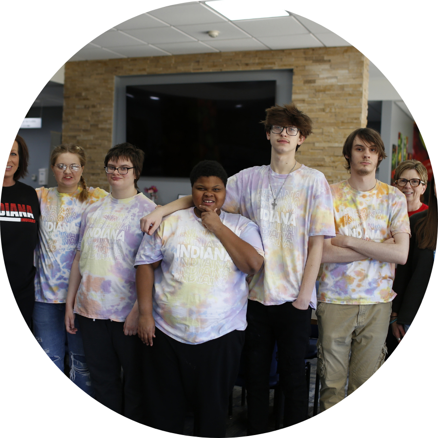 Life Skills kids at 2025 Pancake & Sausage Day